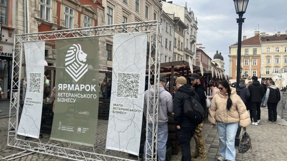 Ветеранські ярмарки у квітні – у Луцьку та у Львові можна підтримати бізнес захисників