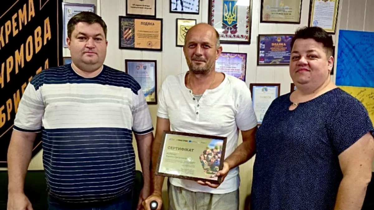 Ветеран з Криворіжжя Василь Мотрук отримав сертифікат на придбання житла – подробиці