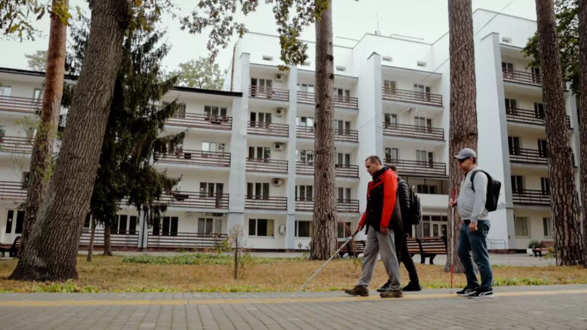 У медцентрі МВС проводять реабілітацію для ветеранів із втратою зору – подробиці