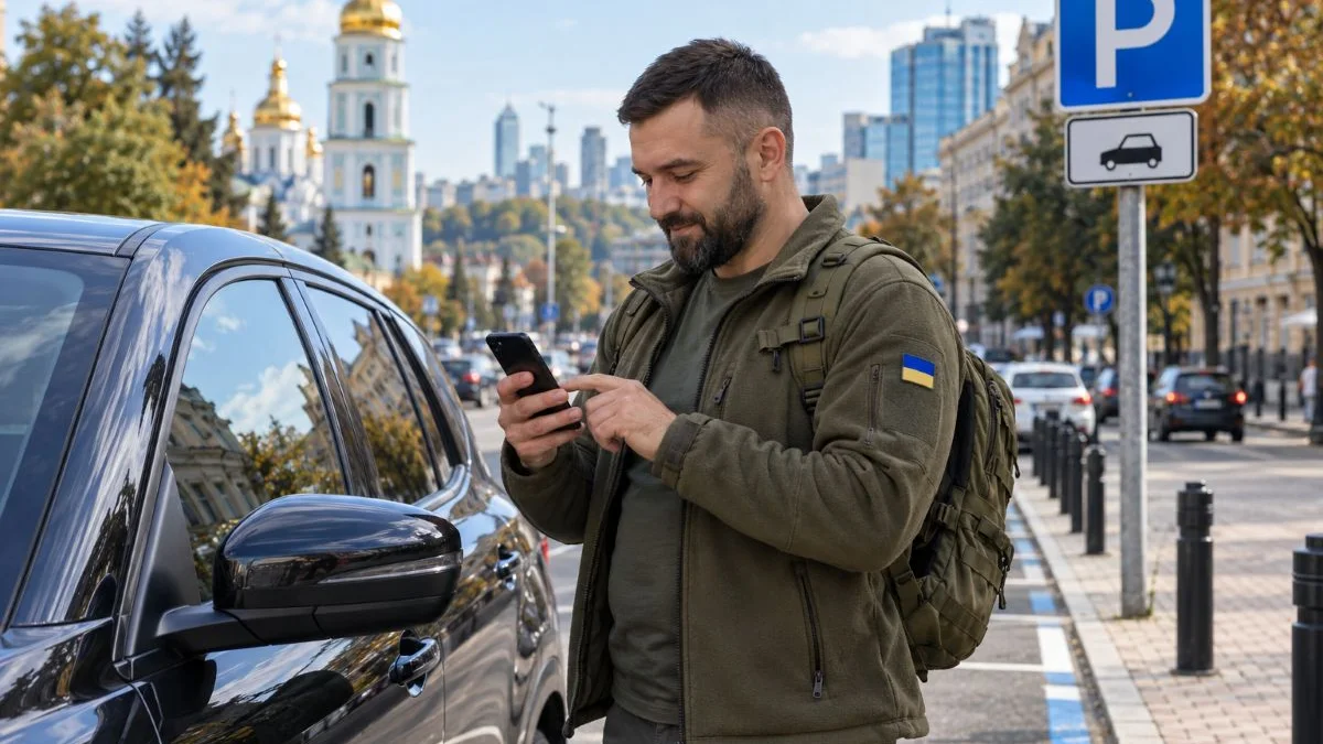 Безкоштовне паркування в Києві для ветеранів