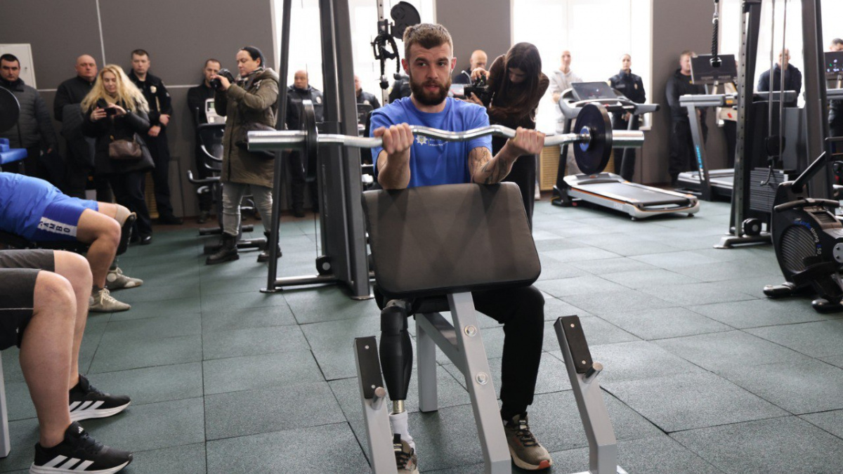 У Кропивницькому відкрили спортивно-тренажерну залу для ветеранів – подробиці
