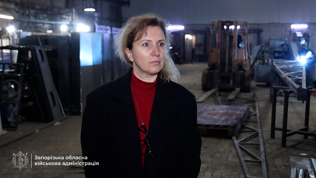 Дружина ветерана розвиває «сталевий бізнес» у Запоріжжі – грант допоміг створити нові робочі місця