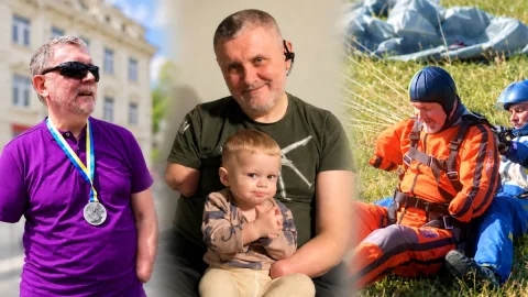 «Я зміг - і ти зможеш»: ветеран, який втратив руки на війні, об’єднав людей заради підтримки захисників після ампутацій