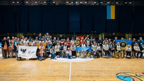 Унікальний простір для відновлення: у Києві пройшли Всеукраїнські змагання з баскетболу на кріслах колісних