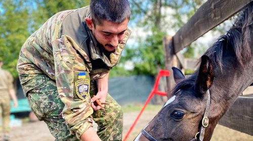 Психологічне, емоційне та фізичне відновлення: ветеранів у Львові запрошують на іпотерапію