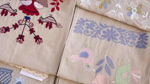 Рушники та скатертини зі стародавньою вишивкою: ветеран Володимир Волощук заснував бізнес на ремеслі