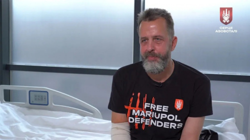 Після трьох років полону ветеран Вадим Гуцаленко почав шлях посттравматичного зростання із "Серцем Азовсталі"