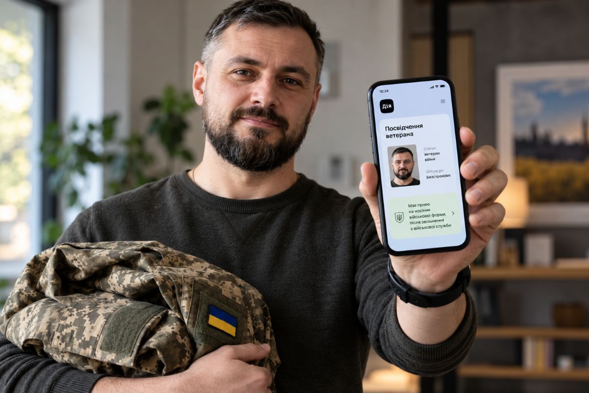 Військова форма після служби: хто з ветеранів зможе підтвердити своє право через «Дію»